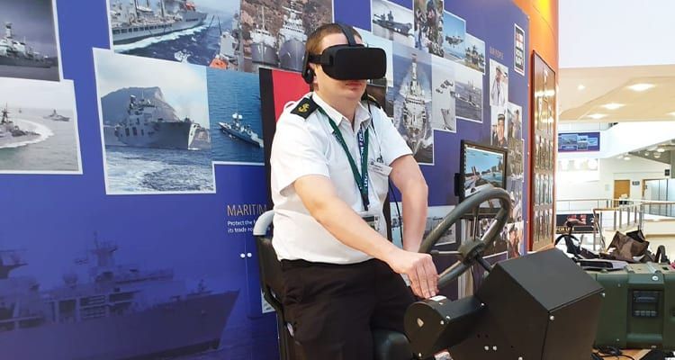 Novatech Flight Sim Novatech turn training virtual for Royal Naval Reserves | Halldale Group